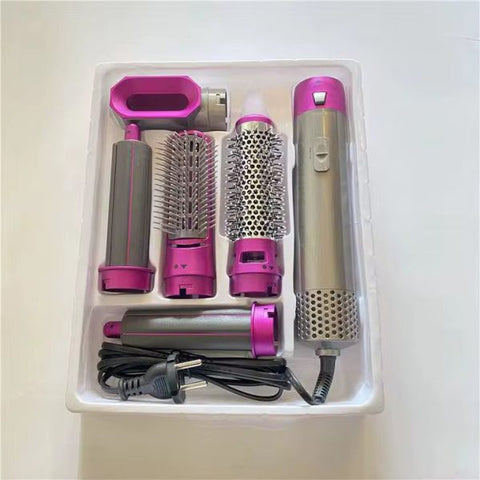 5 In 1 Hair Styler Multi-function Professional Styling Tool Hair Dryer, Hair Curler, Hot Air Comb, Hair Straightener