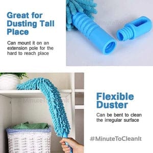 MICROFIBER FLEXIBLE FAN & CEILING DUSTER FOR HOME AND OFFICE - beautysweetie