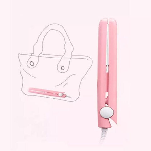 Mini Hair Straightener, Travel Size Portable Mini Hair Flat Iron, Straightener - beautysweetie