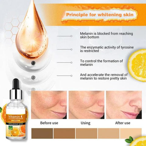 Disaar Vitamin C Hyaluronic Acid Whitening Anti Aging Face | 30ml | Vitamin-c Serum With Anti-aging & Skin Brightening